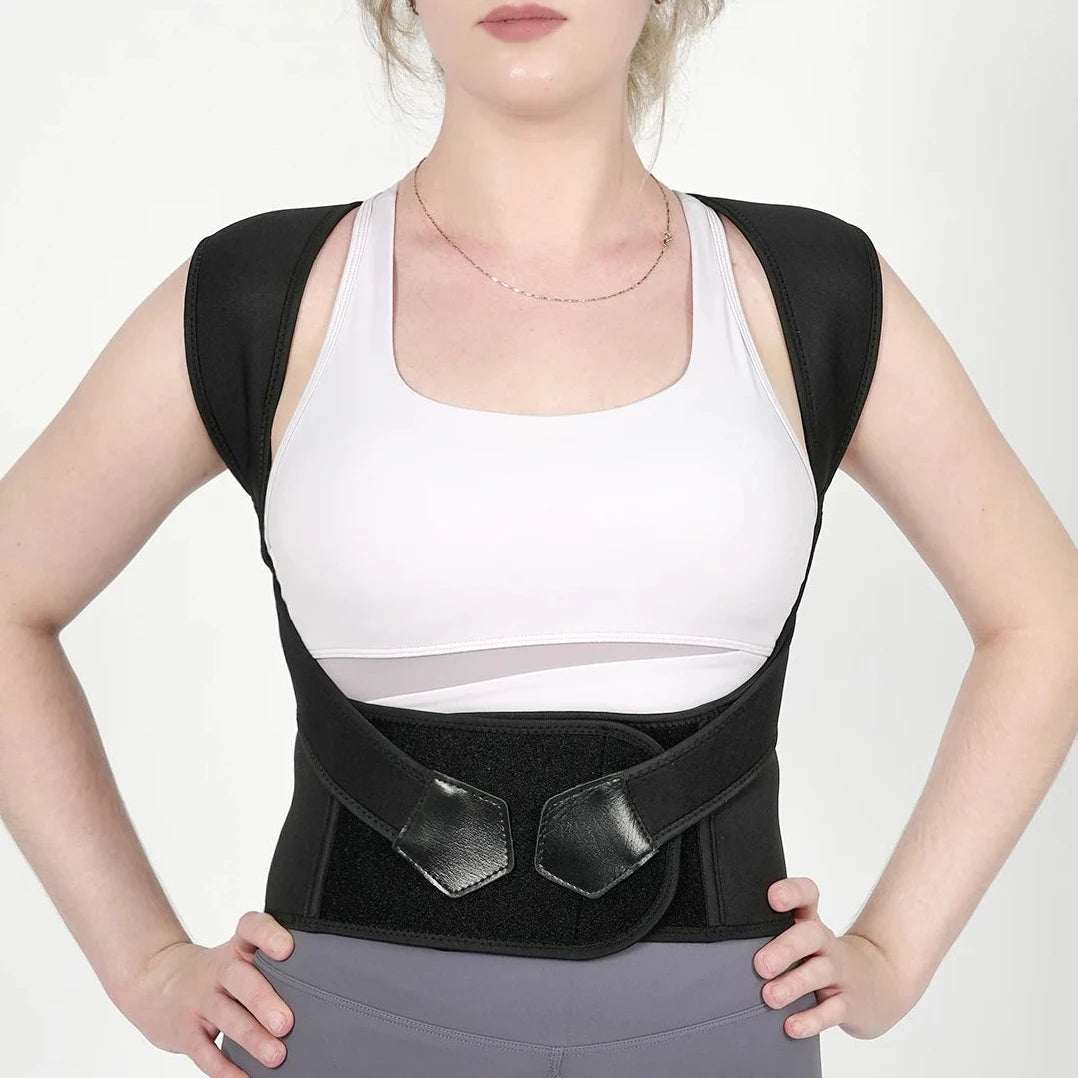 Elevate Your Posture: Adjustable Posture Corrector for Men and Women - Perfect Back Straightener for Middle Upper Spine Support