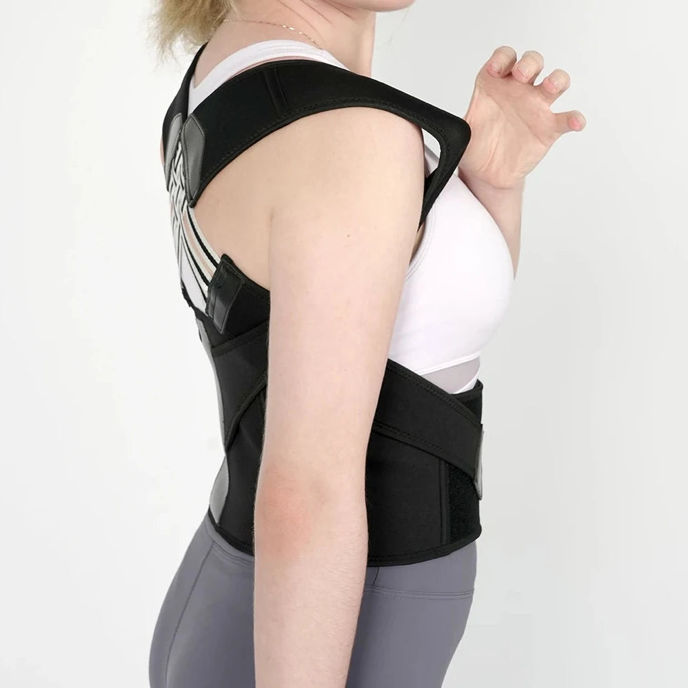 Elevate Your Posture: Adjustable Posture Corrector for Men and Women - Perfect Back Straightener for Middle Upper Spine Support
