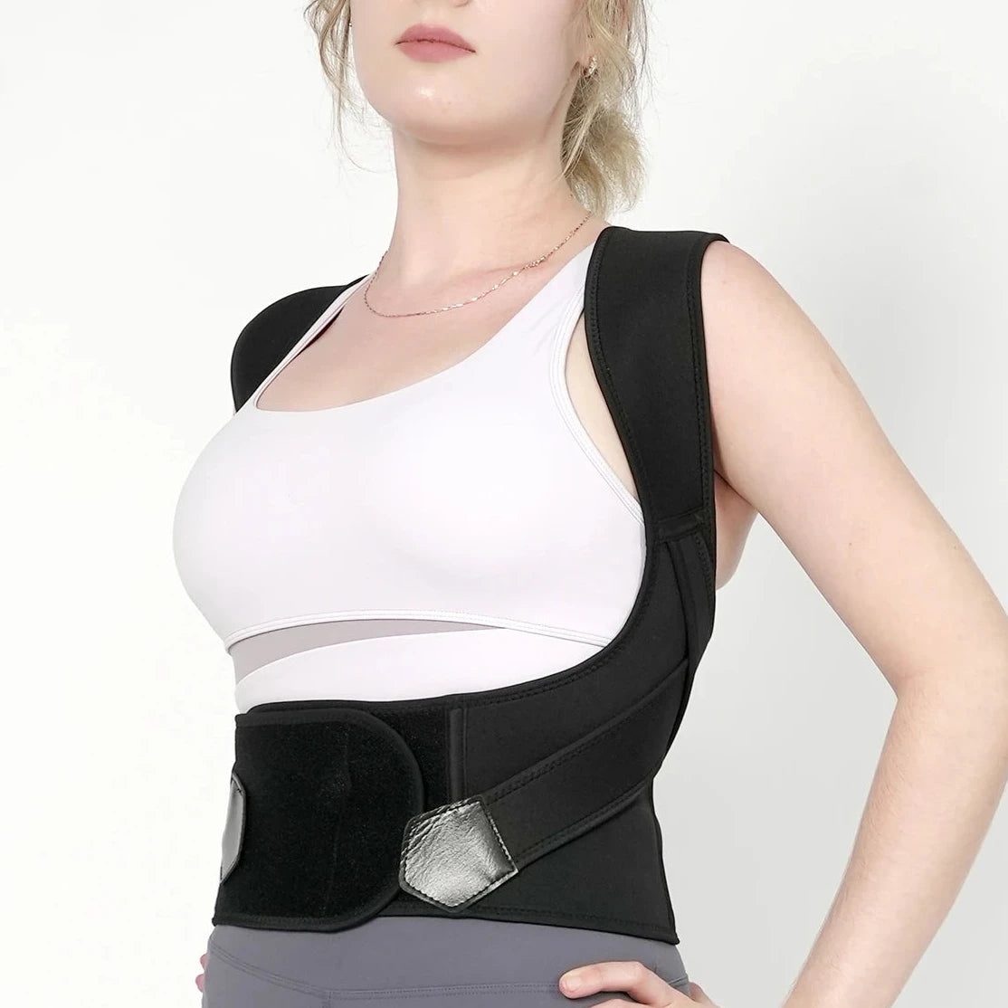 Elevate Your Posture: Adjustable Posture Corrector for Men and Women - Perfect Back Straightener for Middle Upper Spine Support