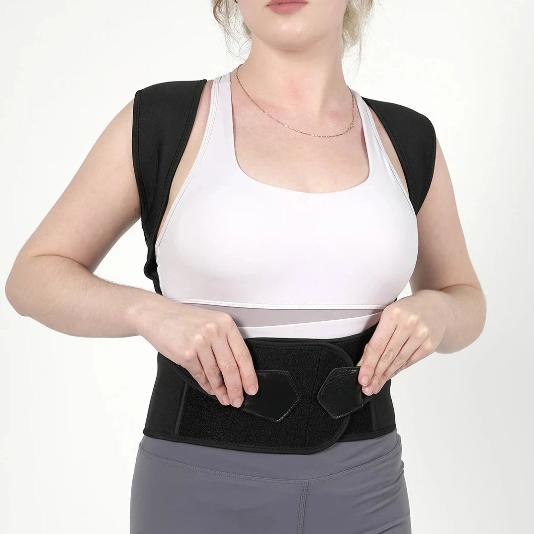Elevate Your Posture: Adjustable Posture Corrector for Men and Women - Perfect Back Straightener for Middle Upper Spine Support